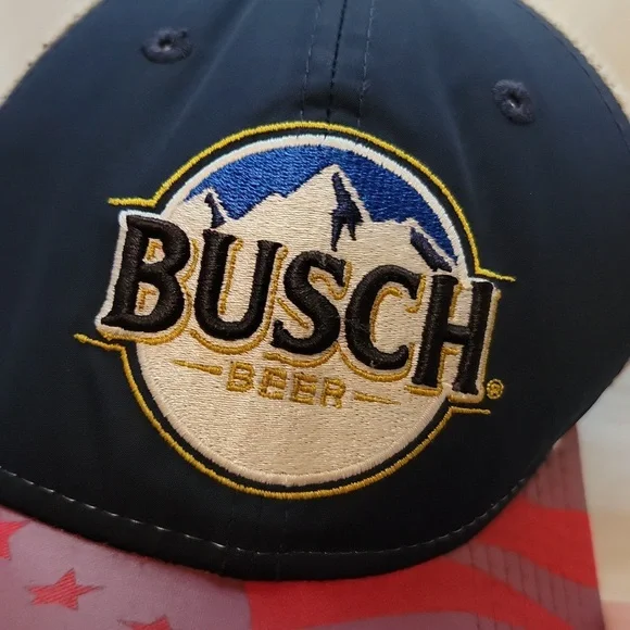 Nascar Busch Blue and Red Hat - Picture 5 of 8